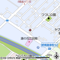 北海道江別市野幌美幸町12-6周辺の地図