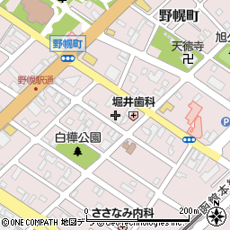北海道江別市野幌町57-4周辺の地図