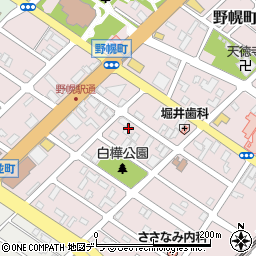 ビジネスホテル野幌周辺の地図