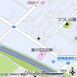 北海道江別市野幌美幸町12-9周辺の地図