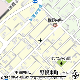 北海道江別市野幌東町18-9周辺の地図