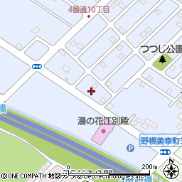 北海道江別市野幌美幸町12-10周辺の地図