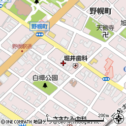 北海道江別市野幌町57-5周辺の地図
