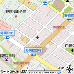 北海道江別市野幌町79-35周辺の地図