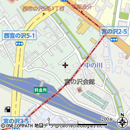 北海道札幌市手稲区西宮の沢５条1丁目2周辺の地図