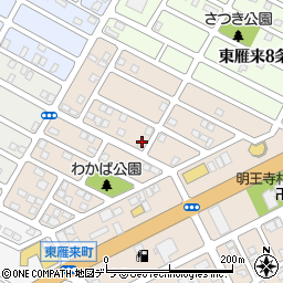 北海道軽販商事株式会社周辺の地図