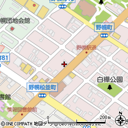 北門信用金庫野幌支店周辺の地図