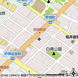 北海道信用金庫野幌支店周辺の地図