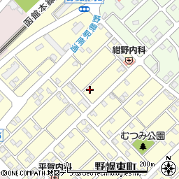 北海道江別市野幌東町18-12周辺の地図