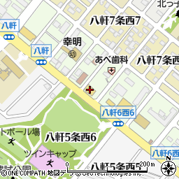 むぎの里札幌八軒店周辺の地図