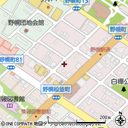 北海道江別市野幌町79-36周辺の地図
