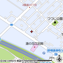 北海道江別市野幌美幸町12-3周辺の地図