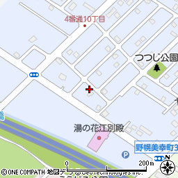 北海道江別市野幌美幸町12-2周辺の地図