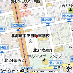 株式会社日本ハウスホールディングス　札幌支店・北２４条展示場周辺の地図