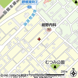 北海道江別市野幌東町18-6周辺の地図