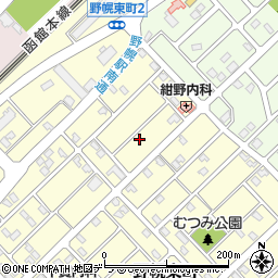 北海道江別市野幌東町18-14周辺の地図