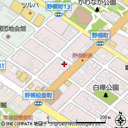 北海道江別市野幌町79-1周辺の地図