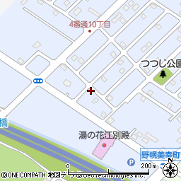 北海道江別市野幌美幸町12-1周辺の地図