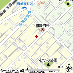 北海道江別市野幌東町18-4周辺の地図