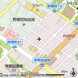 北海道江別市野幌町80-16周辺の地図