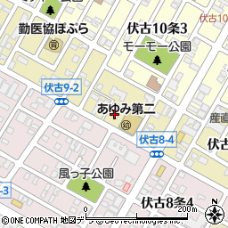北一食品　札幌本部周辺の地図