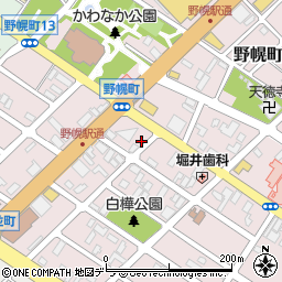 北海道江別市野幌町56-1周辺の地図