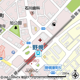 北海道江別市野幌町52周辺の地図