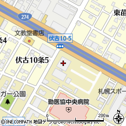 北海電気工事株式会社　札幌電力保守センター周辺の地図