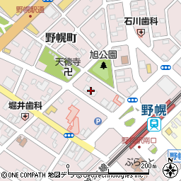 北海道江別市野幌町50-10周辺の地図