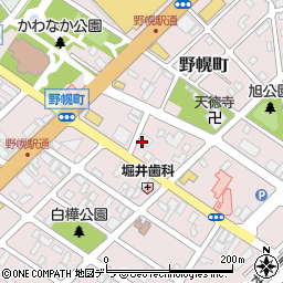 北海道江別市野幌町54-17周辺の地図