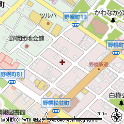 北海道江別市野幌町78-16周辺の地図