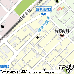 北海道江別市野幌東町15-12周辺の地図