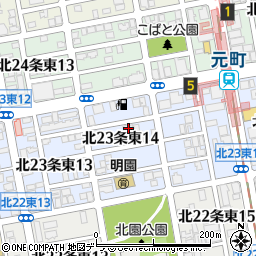 ブレッシング札幌元町周辺の地図