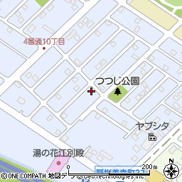 北海道江別市野幌美幸町周辺の地図