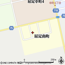 北海道上川郡新得町屈足南町43周辺の地図