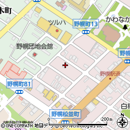 北海道江別市野幌町78-13周辺の地図