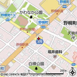スシロー 江別店周辺の地図