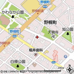 北海道江別市野幌町54-7周辺の地図