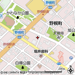 北海道江別市野幌町55-13周辺の地図