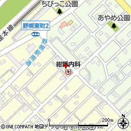 北海道江別市野幌東町19-3周辺の地図