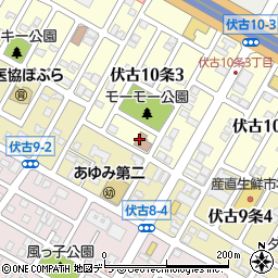 札幌市役所子ども未来局　子ども育成部伏古児童会館周辺の地図