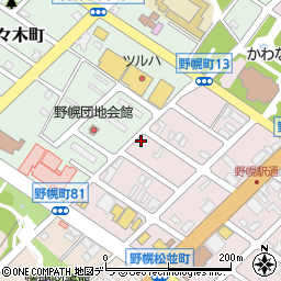 北海道江別市野幌町78-10周辺の地図