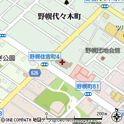 江別市消防本部周辺の地図