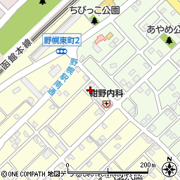 北海道江別市野幌東町19-8周辺の地図