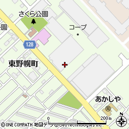 北海道江別市東野幌町周辺の地図