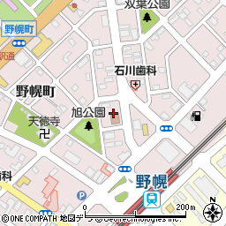 北海道江別市野幌町37周辺の地図