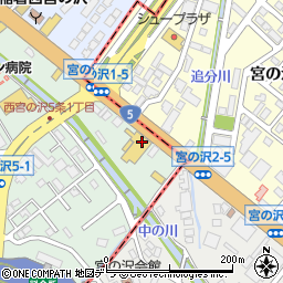 日産プリンス札幌手稲支店周辺の地図