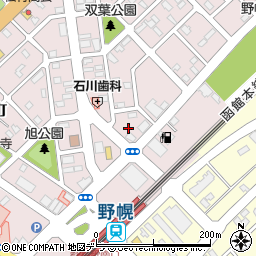 北海道江別市野幌町34-4周辺の地図