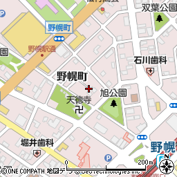 北海道江別市野幌町45周辺の地図