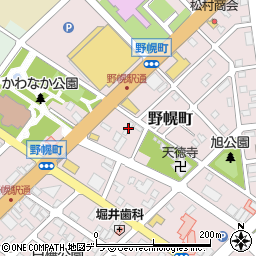 北海道江別市野幌町48-8周辺の地図